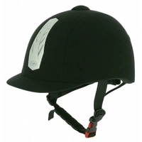Велурена каска за езда CHOPLIN AERO, 52-54 см