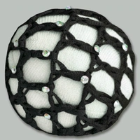 Riding Hair Net with Pearls or Decorative Stones