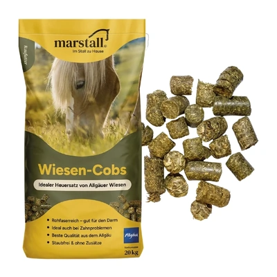 Пелети премиум сено - Marstall Wiesen Cobs (20кг)