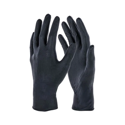 Нитрилни маслоустойчиви здрави ръкавици  - X-Grip Black