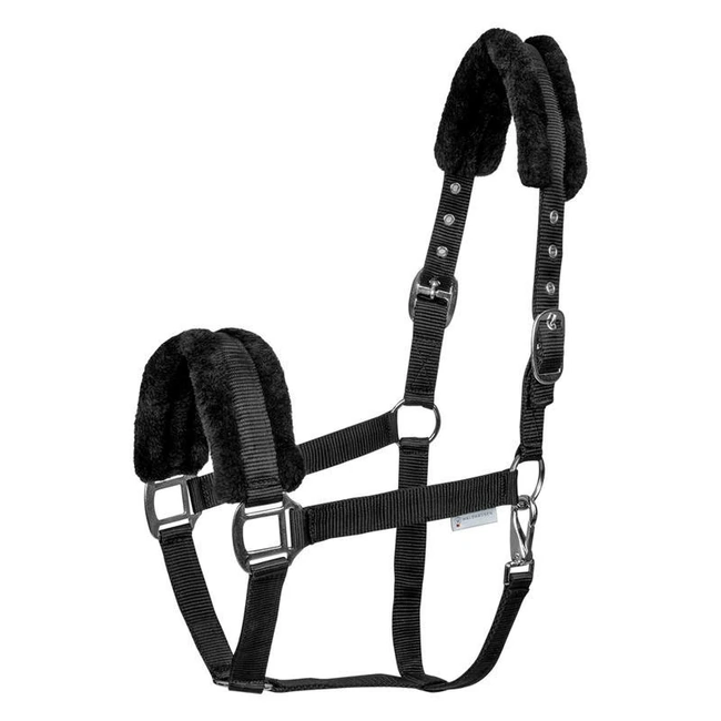 Padded Horse Headcollar with Soft Synthetic Leather - FIRST
