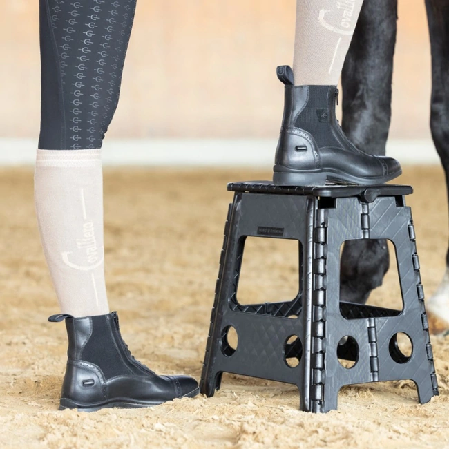 Folding Mounting Step for Horses, 39 cm, 120 kg Capacity
