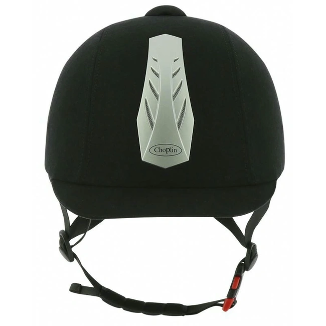 Велурена каска за езда CHOPLIN AERO, 52-54 см