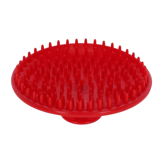 Rubber Curry Comb for Horses, 12.5 cm - Massage