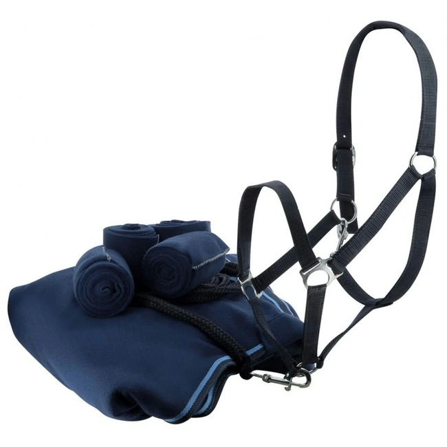 Horse Care Set, Halter, Lead Rope, Bandages and Horse Rug