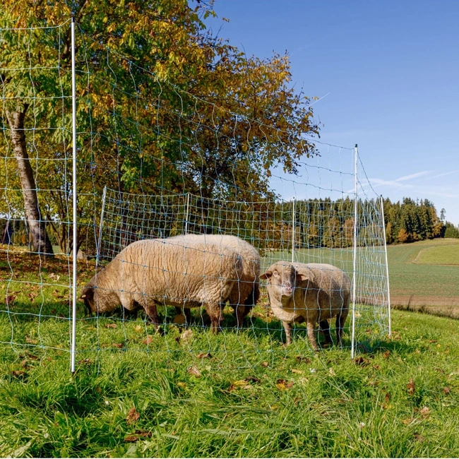 Мрежа за електропастир за овце 25м - OviNet Sheep синьо/бяла двоен шип, 170см