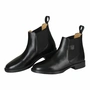 Leather Riding Ankle Boots, Covalliero, Black