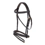 Снимка 3 на Leather Bridle with White Stitching and Reins - Class